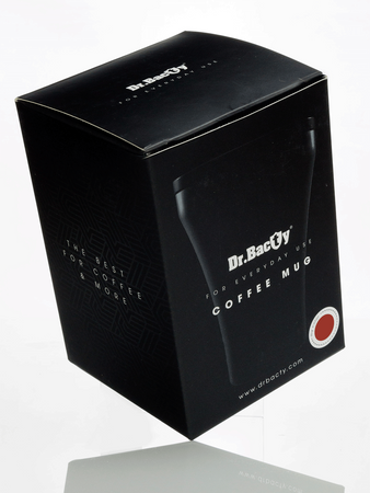 Dr.Bacty Apollo - Kubek termiczny do kawy - 227 ml - czerwony
