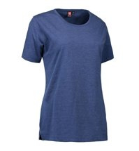 T-Shirt Pro Wear Damen Blue Melange Brand ID - Blau