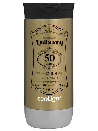 Thermal Coffee Mug Contigo Huron 2.0 470ml - For your 50th birthday - Gold