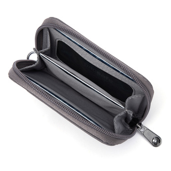 Pacsafe RFIDsafe recycelte Anti-Diebstahl-Geldbörse - marineblau