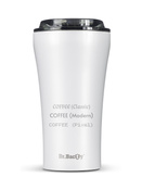 Ceramic-coated thermal Coffee Mug Dr.Bacty Apollo 2.0 360 ml - Glossy White