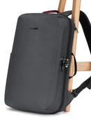 Anti-theft laptop backpack 18L Pacsafe Metrosafe X with 16' laptop pocket - dark gray