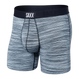 Herren-Schnelltrocknungs-Boxershorts SAXX VIBE Boxer Brief Melange - blau