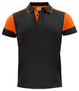 Polo shirt Prime Polo by Printer - Black - Orange.