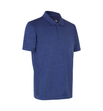 Polo-Shirt, aktiv, von der Marke ID - Melange Dunkelblau