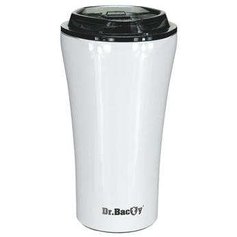 Kubek termiczny na kawę Dr.Bacty Apollo 2.0 - "Panna" - 360  ml - Glossy White