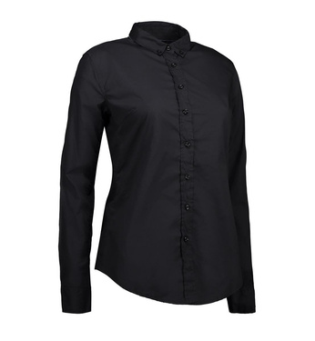 Damska koszula casual Stretch ID - Czarny