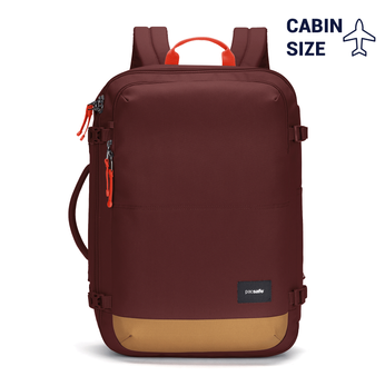 Anti-theft cabin backpack Pacsafe Go 34 l - burgundy