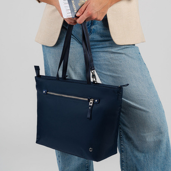 Pacsafe W anti-theft women's bag - navy blue