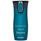Thermobecher mit gravur  Contigo West Loop 2.0 470ml - Türkis