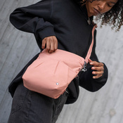 Pacsafe citysafe cx damen-diebstahlsicherung erweiterbar tasche mit econyl - rosa