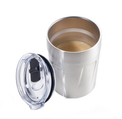 TROIKA thermobecher espresso doppio - silber