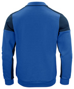 Dwukolorowa bluza w stylu polo Prime Polosweater marki Printer - Niebiesko - granatowy