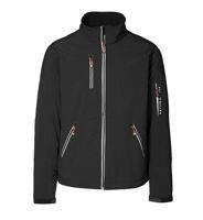 Soft shell jacket contrast ID - Czarny