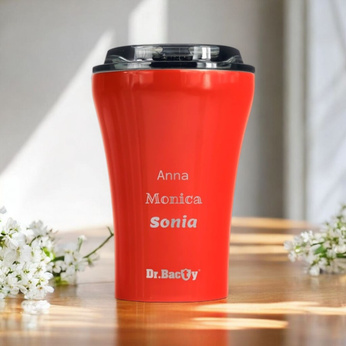 Dr.Bacty Apollo keramikbeschichteter Kaffeebecher 227 ml - rot