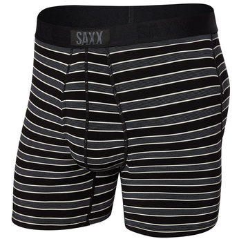 Herren-Boxershorts SAXX Ultra Super Soft mit Gürtel - schwarz