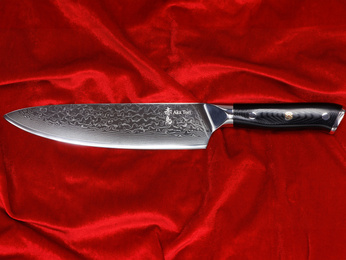 Exclusive Aka Tori Osaka Pro 8" Chef's Knife – Damascus Steel Business Gift with Custom Engraving Option