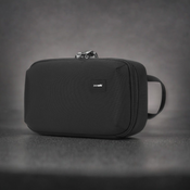 Travel case made of recycled material Pacsafe RFIDsafe - black