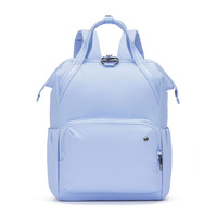 Pacsafe Citysafe CX Econyl Anti-Diebstahl-Rucksack für Frauen - hellblau
