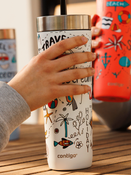 Thermobecher mit strohhalm Contigo Luxe Tumbler 720ml - Summer - Salt