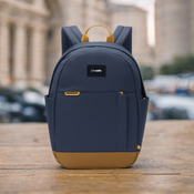 Anti-theft urban backpack Pacsafe Go 15 l - coastal blue