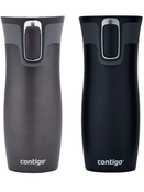 Contigo West Loop 2.0 Thermobecher-Set 470ml – Matt Graphit + Matt Schwarz