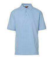 Pro Wear Polo Shirt Pipings Light Blue