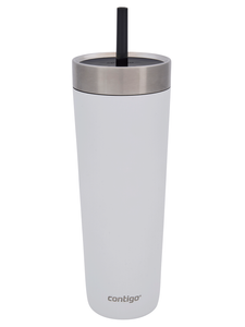 Thermal mug with straw Contigo Luxe Tumbler 720 ml - Salt