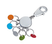 TROIKA keychain patent/color