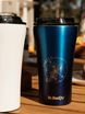 Dr.Bacty Apollo 2.0 'Cancer' thermischer Kaffeebecher - 360 ml - Monaco Blau