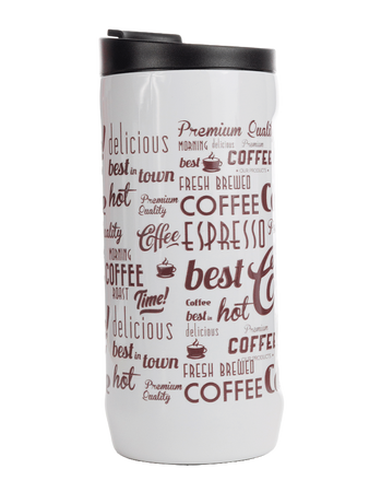 Kaffee Thermal Tasse Dr. Bacty Notus für Coffee Time - weiß