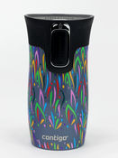 Contigo West Loop Mini 300ml Thermobecher - Floresy - Blau Metallic
