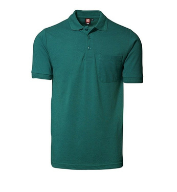 Classic polo t -shirt pocket ID, green