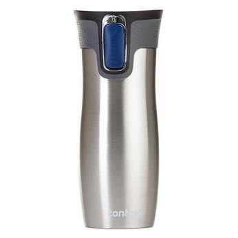 Contigo West Loop 2.0 470ml Thermobecher-Set – Edelstahl + Biscay Bay