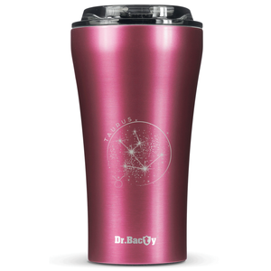 Dr.Bacty Apollo 2.0 360 ml ‘Bull’ thermal coffee mug - Pink