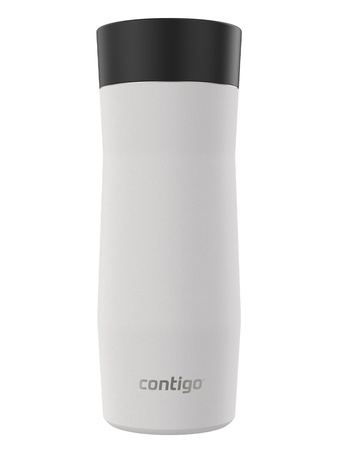 Thermal mug Contigo West Loop 3.0 with custom inscription- engraved - White Matte