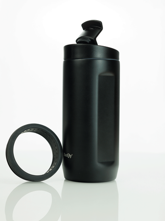 Thermobecher 2-in-1 Dr.Bacty Notus Ehefrau eines reichen Mannes - schwarz
