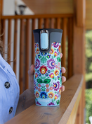 Thermal Mug Contigo West Loop 2.0 470ml - Iced aqua - Folklor