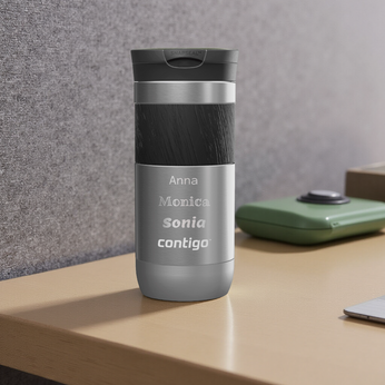 Contigo Byron 2.0 470ml thermal mug with engraving - Stainless Steel