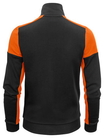 Rozpinana bluza Prime Sweatvest Lady marki Printer - Czarno - pomarańczowy