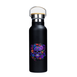 Dr.Bacty Iris stainless steel thermal bottle - black - Czacha