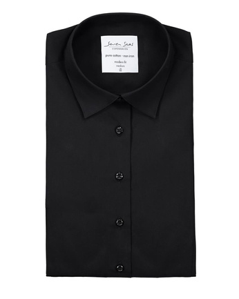 PoplinLadies Modern Fit ID - Czarny
