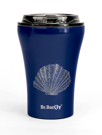 Nehmen Sie -out -Kaffeetasse Dr.Bacty Apollo Muschel - marineblau