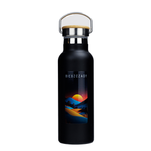 Dr.Bacty Iris steel thermal bottle - black - Bieszczady