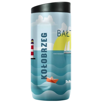 Cooler na puszkę Dr.Bacty Notus 360 ml - Kołobrzeg - biały