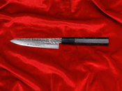 Exclusive Aka Tori Tokyo Black 5" Utility Knife – Damascus Steel Business Gift with Custom Engraving Option