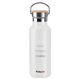 Dr.Bacty Iris 500 ml Thermoflasche - weiß - personalisiert mit Gravur