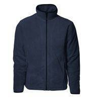 Microfleece cardigan lining navy