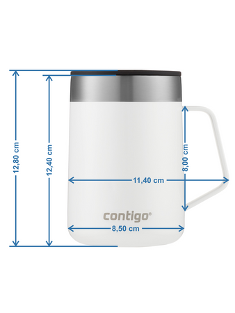 Kubek termiczny z grawerem Contigo Streeterville 420 ml - Szary