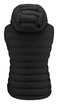 Women's quilted winter sleeveless jacket Woodlake Heights Vest Woman by Harvest - Black.